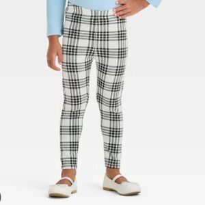 Cat & Jack Black and White Checkered Pants